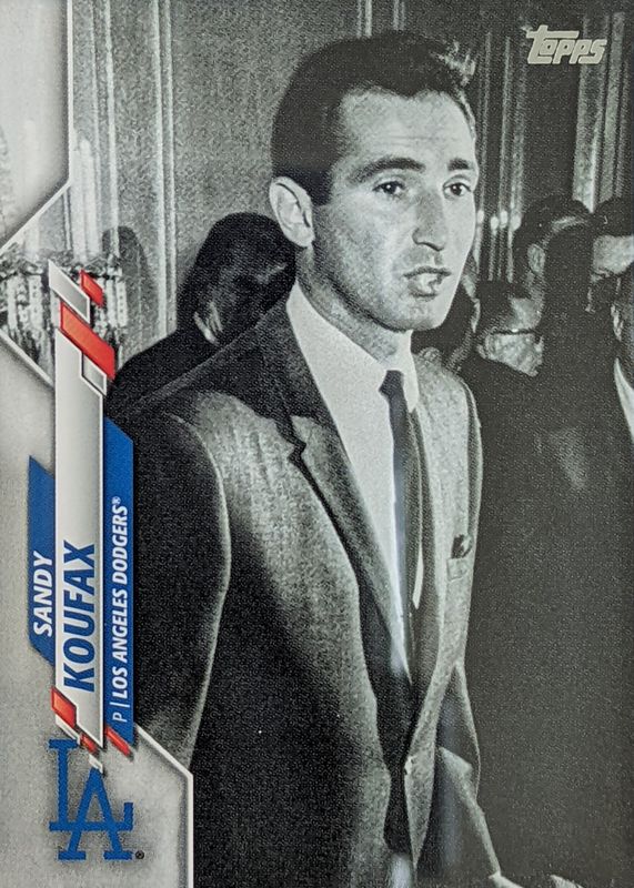 Sandy Koufax 2020 Topps Update #U-90 SSP Variation (Suit) RAW