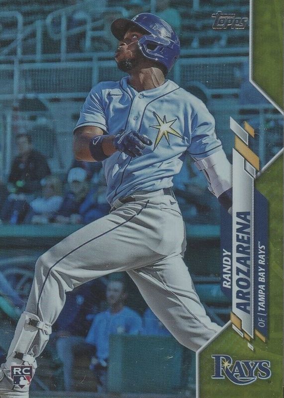 2020 Topps #229 Randy Arozarena Gold Star Rookie Card – St. Louis Cardinals