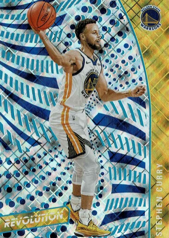 Stephen Curry 2020 Revolution #90 Cosmic /100 SGC 10