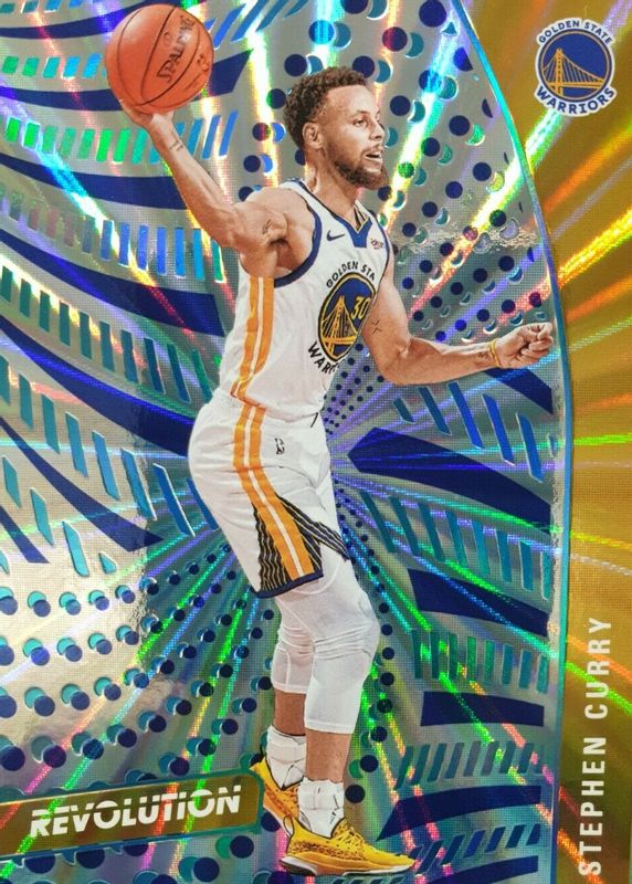 Stephen Curry 2020 Revolution #90 Sunburst /75 PSA 10