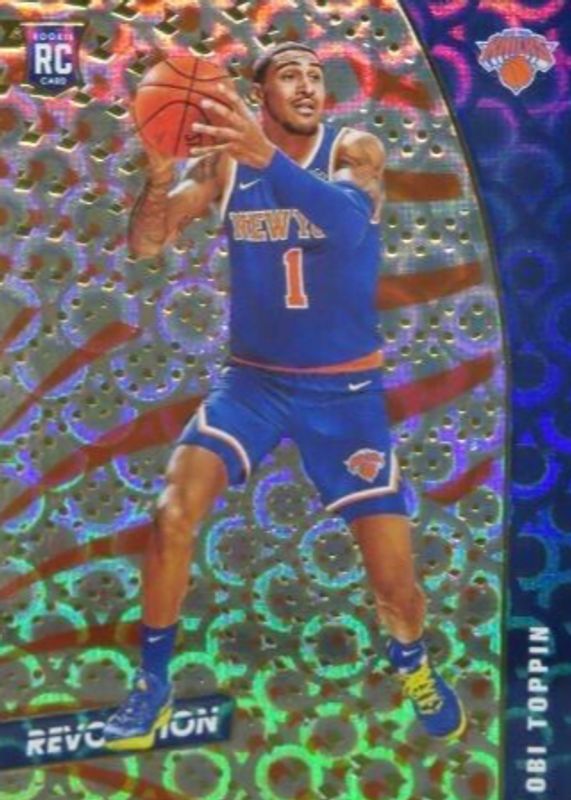 Obi Toppin 2020 Revolution #110 Groove Rookie PSA 9