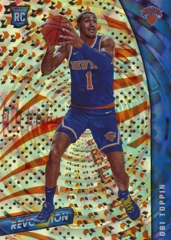 Obi Toppin 2020 Revolution #110 Fractal Rookie PSA 10