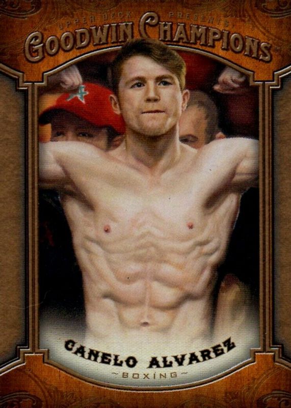 Canelo Alvarez 2014 UD Goodwin Champions Base Rookie RAW