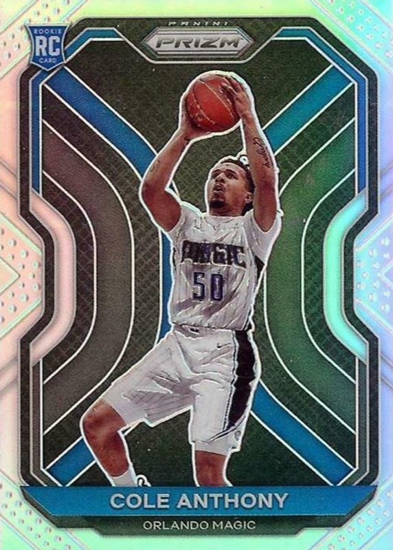 Cole Anthony 2020 Prizm #292 Silver Rookie SGC 9