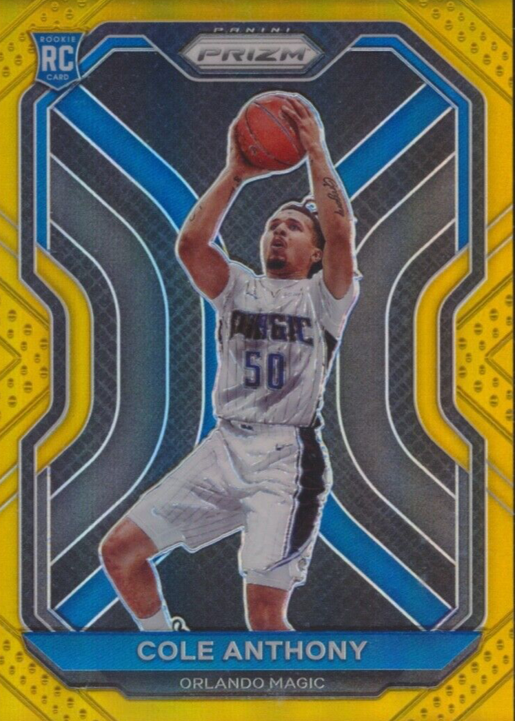Cole Anthony 2020 Prizm #292 Gold /10 Price Guide - Sports Card