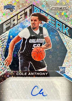 Cole Anthony 2020 National Treasures #149 Rookie Patch Auto