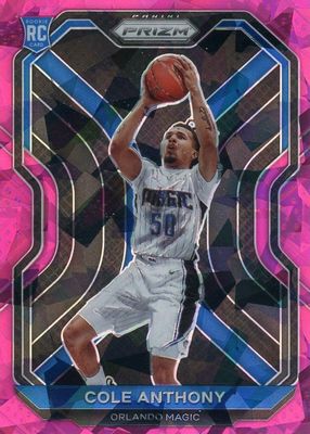 Cole Anthony 2020 Prizm Draft Picks #D3 Downtown /(SSP