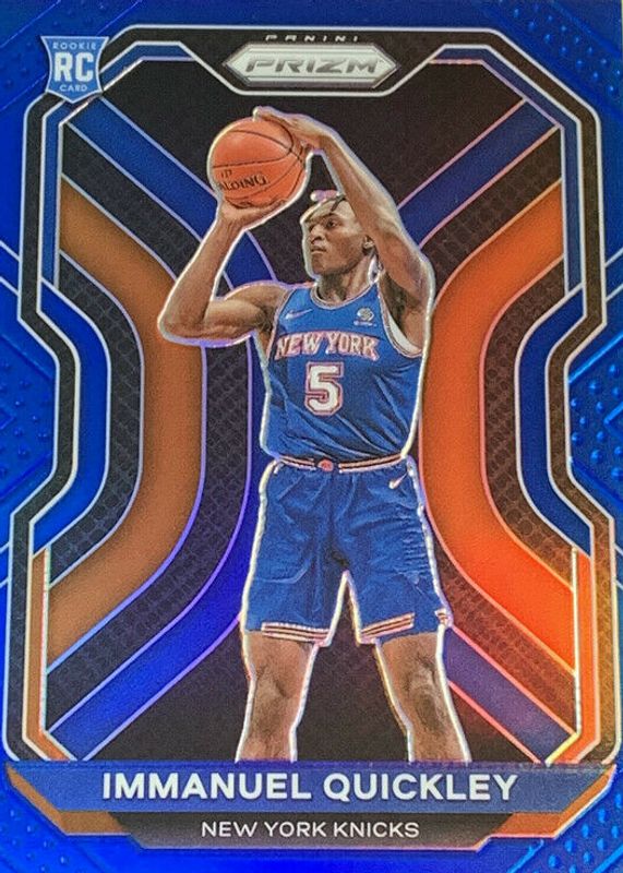 Immanuel Quickley 2020 Prizm #296 Blue /199 Rookie SGC 9