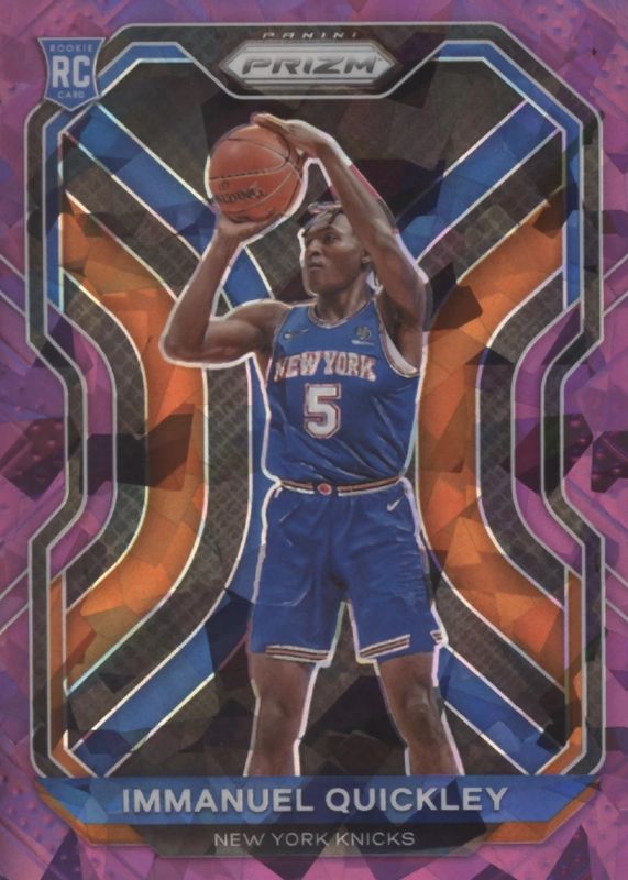 Immanuel Quickley 2020 Prizm #296 Purple Ice /175 Rookie SGC 9