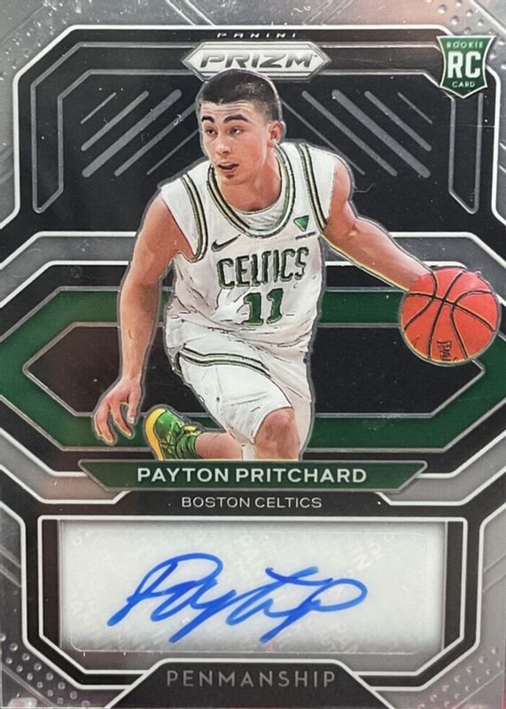 Payton Pritchard 2020 Prizm #RP-PPC Rookie Penmanship Rookie RAW