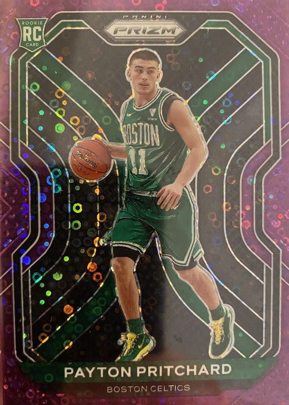 Payton Pritchard 2020 Prizm #257 Fast Break Purple /75 Rookie BGS 9.5