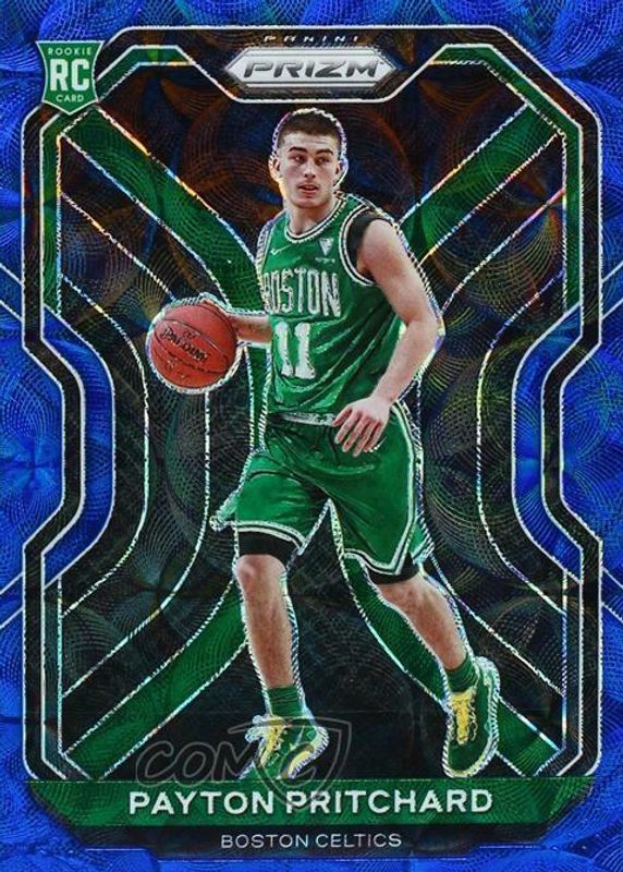 Payton Pritchard 2020 Prizm #257 Choice Blue /49 Rookie PSA 10