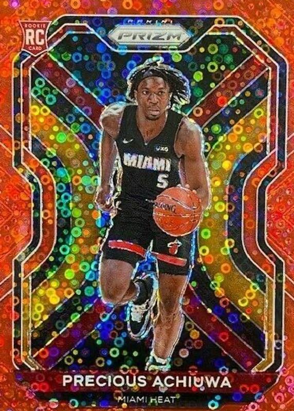 Precious Achiuwa 2020 Prizm #294 Fast Break Red /125 Rookie BGS 9