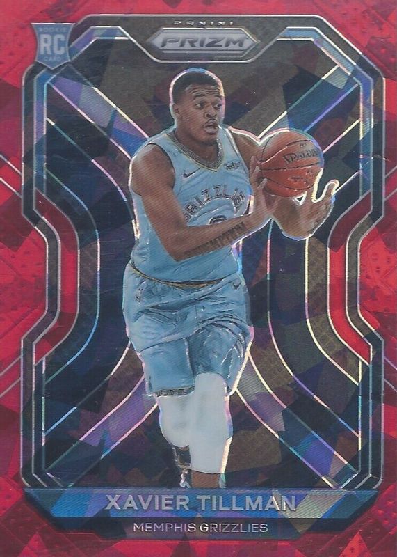 Xavier Tillman 2020 Prizm #299 Red Ice Rookie SGC 10