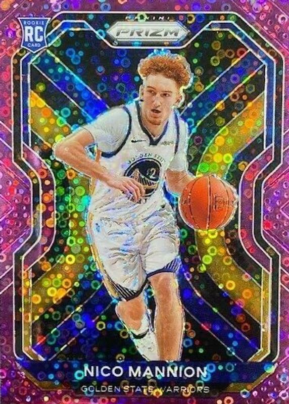 Nico Mannion 2020 Prizm #293 Fast Break Purple /75 Rookie PSA 10