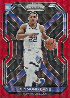 Desmond Bane 2020 National Treasures #147 Rookie Patch Auto