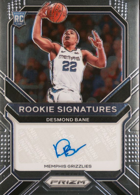 Desmond Bane 2020 Prizm #RS-DBN Rookie Signatures PSA 10