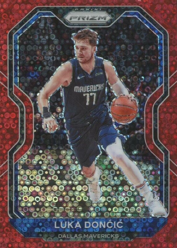 Luka Doncic 2020 Prizm #32 Fast Break Red /125 SGC 9