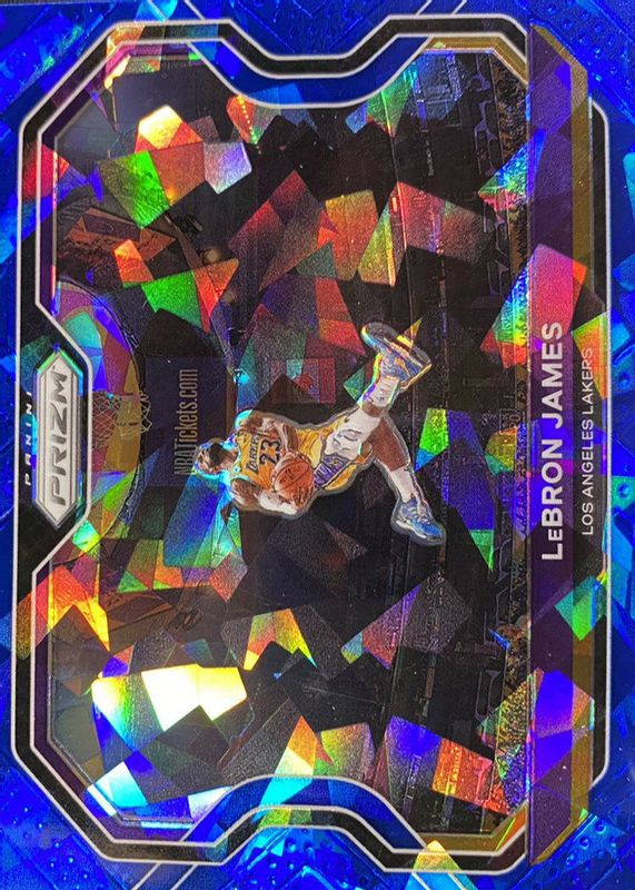 LeBron James 2020 Prizm #1 Blue Ice /125 RAW