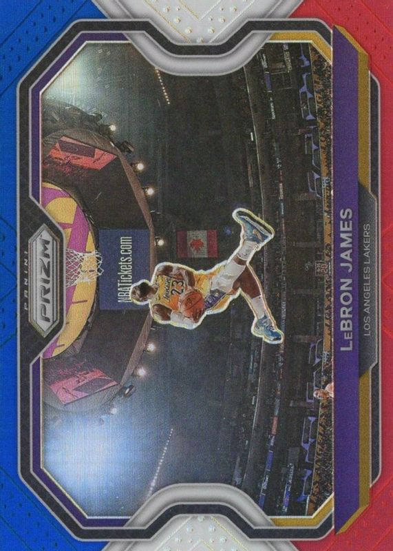 LeBron James 2020 Prizm #1 Red White Blue PSA 10