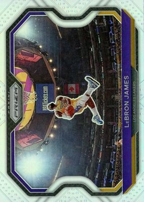 LEBRON JAMES 2020-21 MOSAIC USA FLAG NATIONAL PRIDE #247 * LAKERS