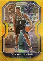 Zion Williamson 2020 Prizm #185 Gold /10 Price Guide - Sports Card
