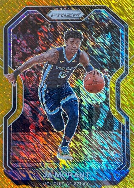 Ja Morant 2020 Prizm #115 FOTL Gold Shimmer /10 SGC 9