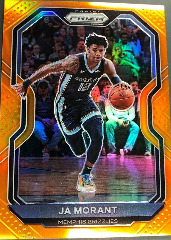 Ja Morant 2020 Prizm #115 Orange /49 SGC 9.5