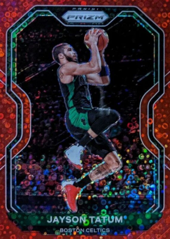 Jayson Tatum 2020 Prizm #119 Fast Break Red /125 SGC 9.5