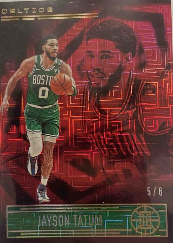 Jayson Tatum 2020 Prizm #119 Tmall Lucky Envelopes /8 PSA 10