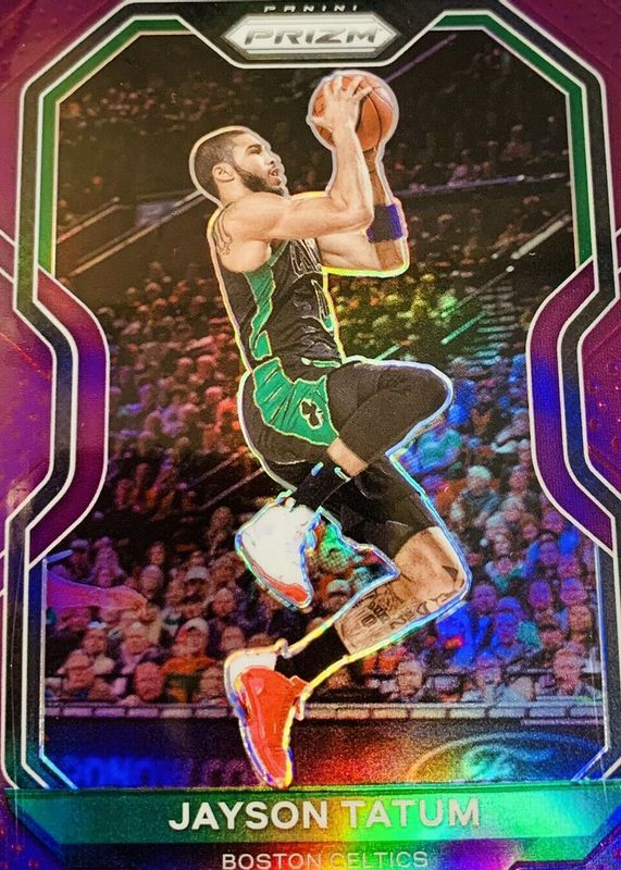 Jayson Tatum 2020 Prizm #119 Purple /99 PSA 10