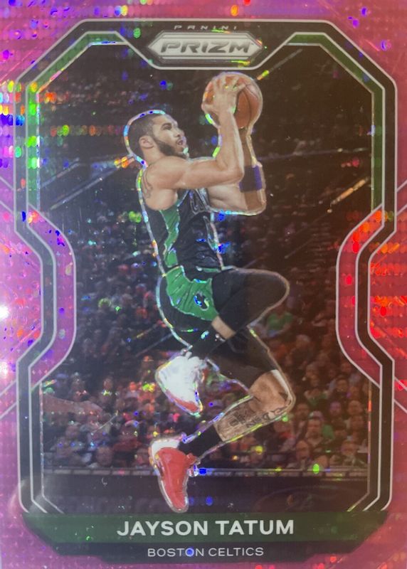 Jayson Tatum 2020 Prizm #119 Pink Pulsar /42 BGS 9