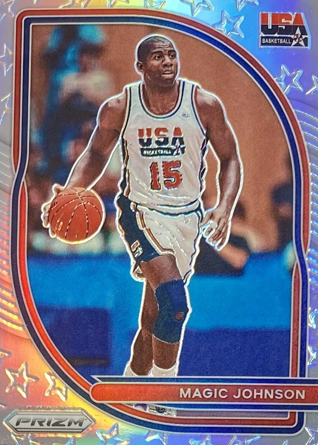 Magic Johnson 2020 Prizm USA Basketball - Silver Price Guide