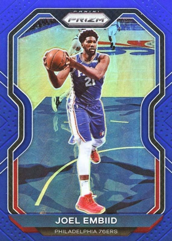 Joel Embiid 2020 Prizm #141 Blue /199 RAW