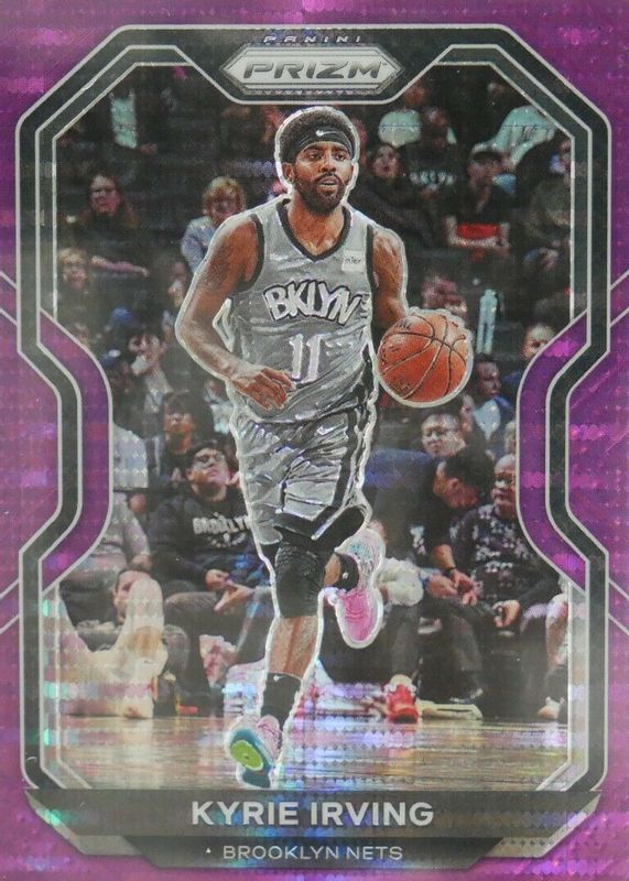 Kyrie Irving 2020 Prizm #139 Purple Pulsar /35 RAW