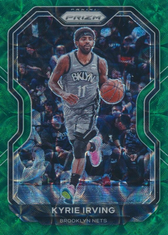 Kyrie Irving 2020 Prizm #139 Choice Green /8 RAW