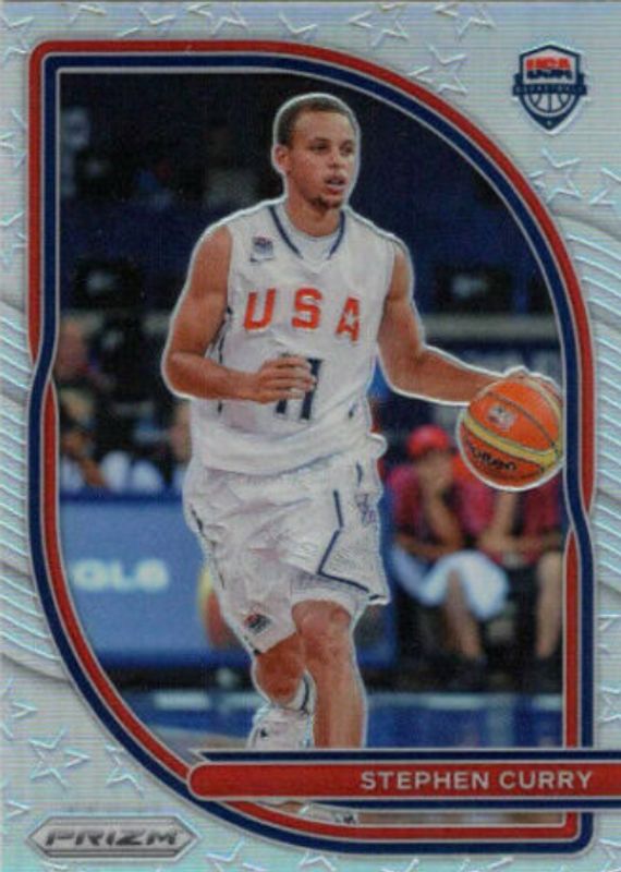 Stephen Curry 2020 Prizm #10 USA Basketball - Silver PSA 10 Price