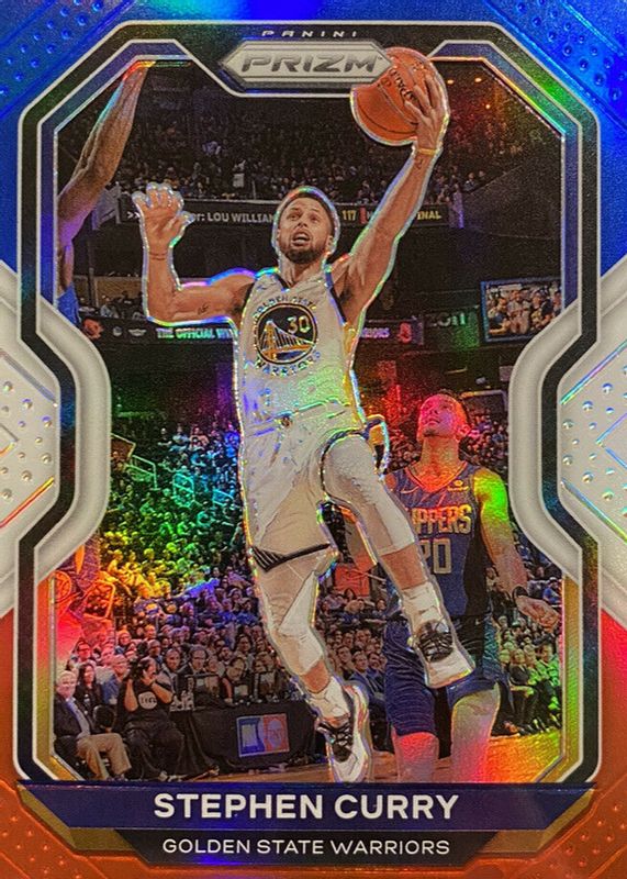 Stephen Curry 2020 Prizm #159 Red White Blue BGS 9.5