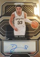 Tre Jones 2020 Prizm #RP-TJN Rookie Penmanship Price Guide 