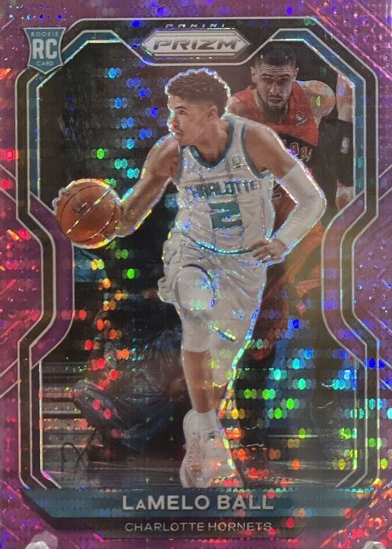 LaMelo Ball 2020 Prizm #278 Purple Pulsar /35 Rookie SGC 9