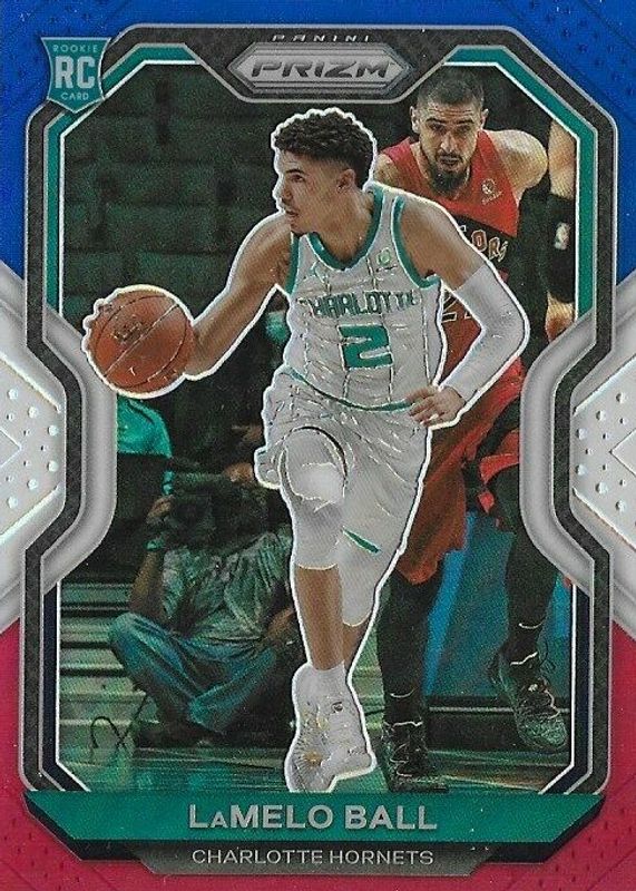 LaMelo Ball 2020 Prizm #278 Red White Blue Rookie PSA 9