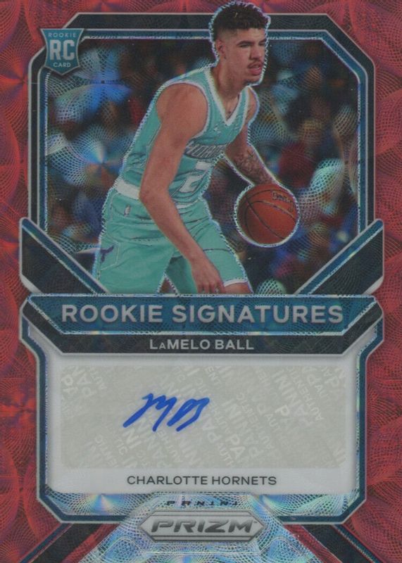 LaMelo Ball 2020 Prizm #RS-LMB Rookie Signatures - Choice Rookie PSA 10