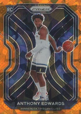  2020-21 Panini Prizm - Anthony Edwards - 1st Official Prizm Rookie  Card - Minnesota Timberwolves NBA Basketball Rookie Card RC #258 :  Collectibles & Fine Art