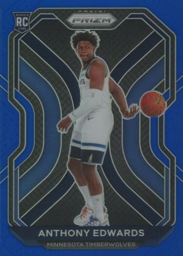  2020-21 Panini Prizm - Anthony Edwards - 1st Official Prizm Rookie  Card - Minnesota Timberwolves NBA Basketball Rookie Card RC #258 :  Collectibles & Fine Art