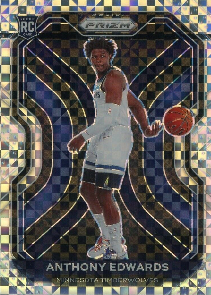 2020 Panini 未開封 ボックス NBA Anthony Edwards 2020-21 Anthony Edwards Panini Mosaic Rookie NBA Debut Blue