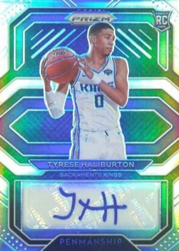 Tyrese Haliburton 2020 Prizm #RP-THB Rookie Penmanship Rookie SGC 10