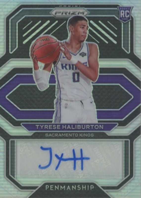 Tyrese Haliburton 2020 Prizm #RP-THB Rookie Penmanship - Silver Rookie BGS 10 PRISTINE