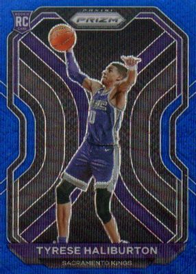 Tyrese Haliburton 2020 Prizm #262 Tmall Blue Wave PSA 10 Price 