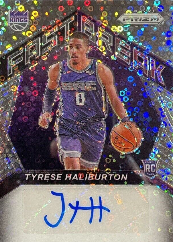 Tyrese Haliburton 2020 Prizm #FR-THB Fast Break Rookie