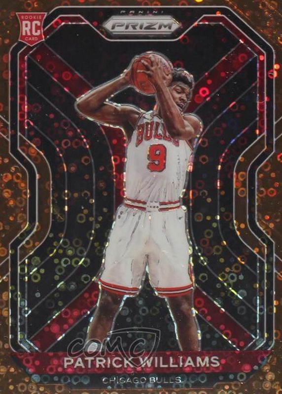 Patrick Williams 2020 Prizm #288 Fast Break Bronze /20 Rookie SGC 9